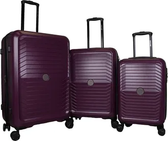 Roberto Cavalli 3Pc Hardshell Spinner Luggage Set