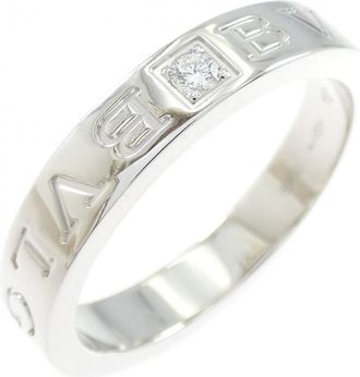 Bulgari White Gold White Gold (18K) Band Ring (Pre-Owned)