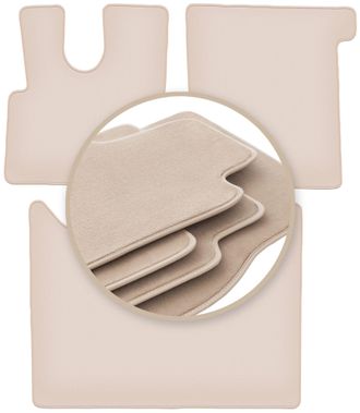 OEM Alfombrillas Beige Premium Para: Daf Xf 106 Autom&aacute;tico 2017