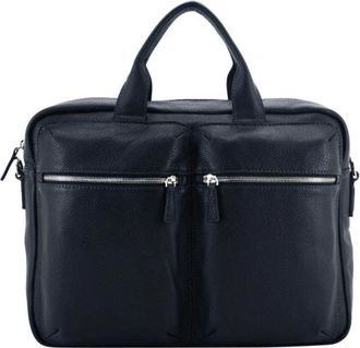 Pourchet Tassen, unisex, Blauw, ONE Size, Leer, Corso Documententas