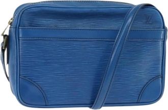 Louis Vuitton Pre-owned Cross Body Bag - Dames - Vintage Schoudertas - Blauw - ONE Size - Leer - Vintage