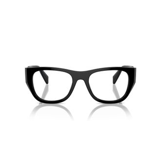 Prada 0pr A18v Oversized Square Frame Black Acetate Eyeglasses