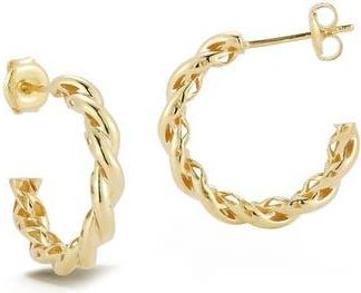 Glaze Jewelry Twisted Hoop Earrings in Gold at Nordstrom Rack