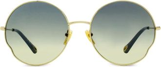 Chloé Occhiali da sole Joni tondi - Oro