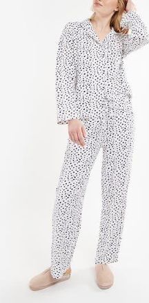 Barbour Dalmation Spot Stretch Cotton Pajamas in White Dalmatian Spot at Nordstrom Rack, Size X-Large