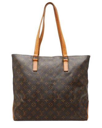 Louis Vuitton Brown Monogram Canvas Cabas Mezzo (Authentic Pre-Loved)