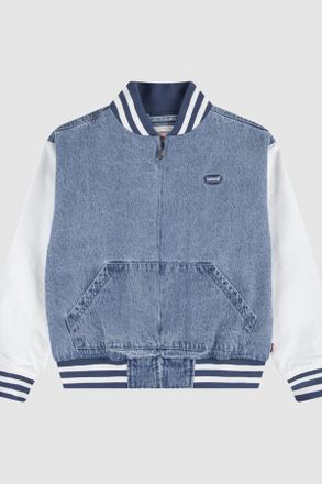 Levi's Kids Denim Bomber Jacket - Uomo - 5A - Blu / Vibe Check