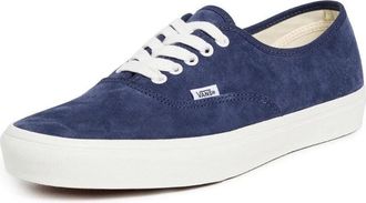 Vans Authentic Sneakers Mens Blue Suede Low Top Lifestyle Shoes HTAT1648