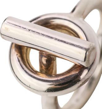 Herm&egrave;s Silver Silver 925 Band Ring (Pre-Owned)