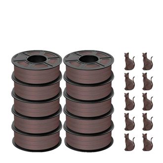 OEM Filamento 3d, Alta Resistencia, Impresi&oacute;n R&aacute;pida, Hsplayg Chocolate
