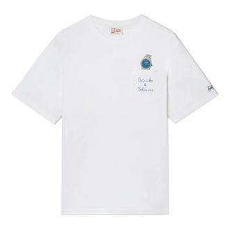 MC2 Saint Barth T-Shirts, male, White, Size: XL Austin T-Shirt