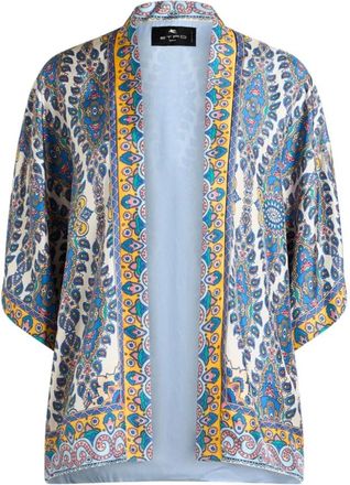 Etro Witte Trui Collectie - Dames - Zomerjassen - Veelkleurig - L - Jassen