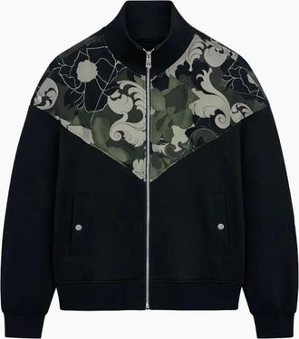 Versace Mens Mens Black Versace Collection Full Zip Sweater - Size: 44/Regular