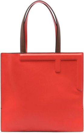 Fendi Tote Bags, female, Orange, Size: ONE SIZE Flip Medium Shoulder Bag