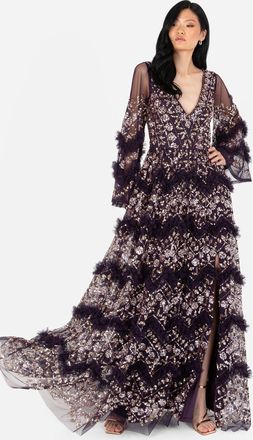 Maya Fully Embellished Maxi Dress