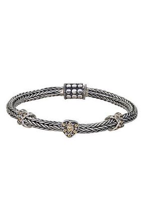 Samuel B. Heart Bracelet in Silver And Gold at Nordstrom Rack