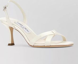 Jimmy Choo London elsy 70 satin mid heel sandals slingback