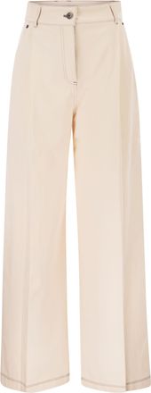 Max Mara Pantalones Maxmara Mxpetereo De Punto Con 5 Bolsillos Y Efecto Denim