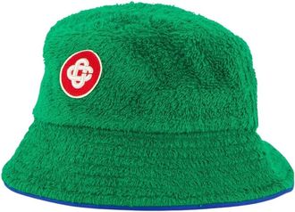 Casablanca Groene Towelling Bucket Hat - Dames - Hoeden - Groen - M/L - Katoen - Accessoires