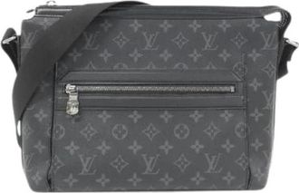 Louis Vuitton Pre-owned Monogram Eclipse Odyssee Messenger Bag - Dames - Vintage Schoudertas - Zwart - ONE Size - Vintage