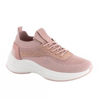 Andrea WomenS Lightweight Knit Sneakers In Pink