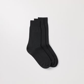 Asket The Merino Socks 3-Pack Black