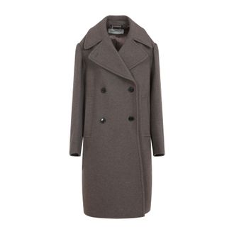 Dries Van Noten Womens Raquel Coat - Grey Nylon - Size X-Small
