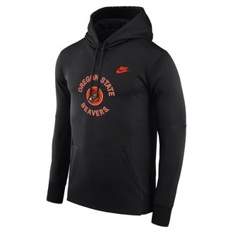 Nike Oregon State Nike Mens College Dri-FIT Pullover Hoodie in Black | M41563P400ORST-BLK