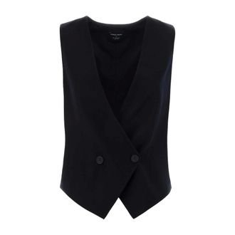 Alanui Double-breasted Waistcoat - female - Alanui - Waistcoats - Blue - XL - Jackets
