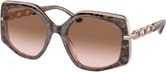 Michael Kors MK2177 CHEYENNE 325113 Womens Sunglasses Tortoiseshell Size 56