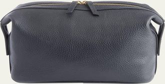 Royce Leather Monogrammed Large Leather Toiletry Bag