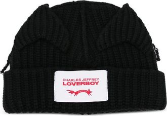 Charles Jeffrey Loverboy Animal-ears Beanie Hat