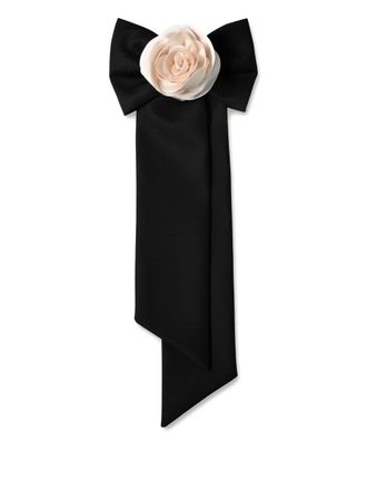 Anouki flower bow hair accessory - Black