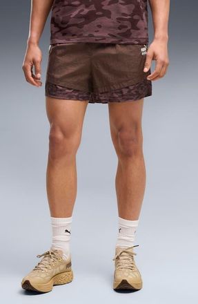 Puma x Morocco x Salehe Bembury King Track Shorts (Nordstrom Exclusive) in Chocolate Brown at Nordstrom, Size X-Large