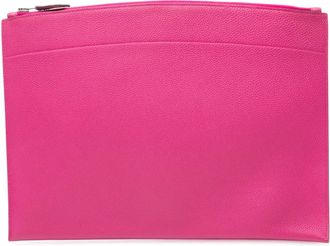 Hermès 2017 Large Togo Bazar Pouch clutch bag - Pink