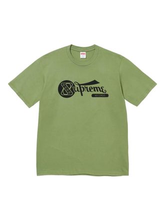 SUPREME logo-print T-shirt - Verde