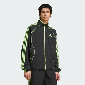 adidas Originals ADIDAS Originals Mens Teamgeist Adicolor Track Top - Black - Size X-Small