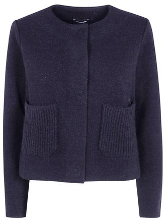 Anneclaire Jacket Knitted Round Neck