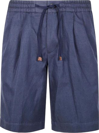 Incotex Heren, Korte broeken, Blauw, Maat: 3XL Katoen