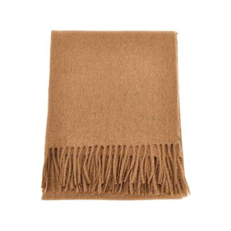 Max Mara Camel wool scarf Woman One Size