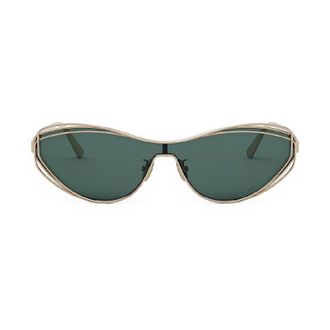 Dior FILDIORM1UB0B0 Metal Frame Cat-Eye Sunglasses - Gold