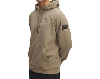 Under Armour Freedom Flag Hoodie In Brown