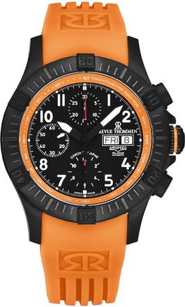 Revue Thommen Air speed Chronograph Black Dial Mens Watch 16071.6779