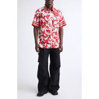 Dolce & Gabbana Shantung Pants in B8966 Azzurro Polvere at Nordstrom, Size 58