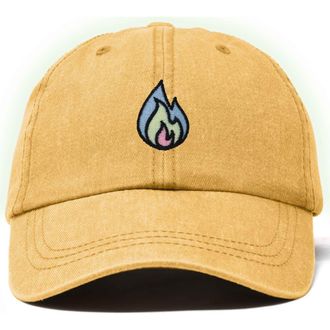 Dalix Fire Dad Hat in Washed Gold at Nordstrom