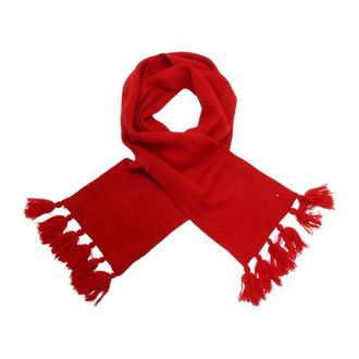 Tommy Hilfiger Winter Scarves, female, Red, ONE SIZE, Junior Wool Blend Solid Scarf