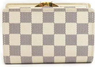Louis Vuitton Vintage, unisex, Beige, ONE Size, Pre-owned Stoffen Portemonnee