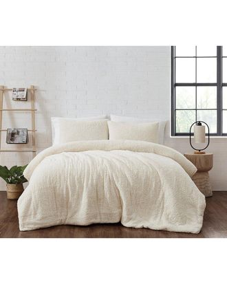 Brooklyn Loom Marshmallow Sherpa Comforter Set