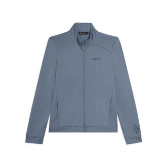 Freddy Felpa Zip e fondo asimmetrico con logo FREDDY in strass