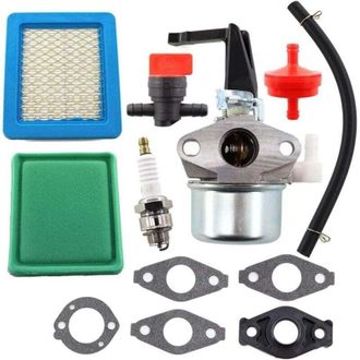 OEM Carburador Con Filtro De Combustible, Junta Y Buj&iacute;a Para Motor Briggs & Stratton 696065 697422 110412 110402 215369 - Crezuo